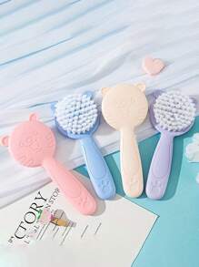 Set de 2 piezas de peine y cepillo para caspa para niños, niños y niñas, para uso diario, fácil de llevar