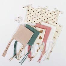 1 Stück Cartoon Aufbewahrungstasche, Hängende Organizer mit 2 Taschen für Bettkopfseite, Wickeltücher Windeln Hängetasche mit Mehrfachfunktion für Baby Kinderbett & Spielsachen