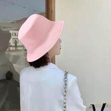 Unisex Reversible Bucket Hat For Beach And Fishing - Pink - View 10