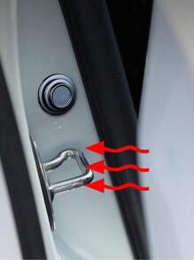 10Pcs Thickened Silicone Door Shock Absorbers – Noise Reducing And Anti-Collision Pads For Doors Trunks Hoods, Non-Destructive Installation No Tools Required, Reusable Durable Soundproofing Auto Parts,Suitable For All Models