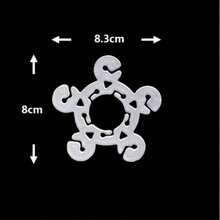 100pcs Balloon Clips, Balloon Arch Bracket Buckles, Balloon Connector Clip Brackets For Decorating Balloon Arch Columns, Flower Garlands, Birthday And Wedding Decorations - White - View 4