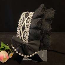 手工制作的洛丽塔节日、圣诞节、万圣节、新年派对角色扮演头饰