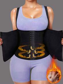 1 pieza de cinturón moldeador de cintura, control de abdomen, cinturón de entrenamiento de cintura, corsé, cinturón de entrenamiento de cintura para mujer, cinturón recortador de cintura, cinturón de sauna para cintura, cinturón deportivo para cintura, cinturón para cintura, cinturón moldeador de cintura, entrenador abdominal, sudadera adecuada para ejercicio diario, ropa moldeadora, quema de grasa rápida, con mejor silueta, cinturón de ejercicio adecuado para entrenamiento en casa, deportes y caminata