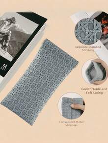 4pcs/3pcs/1pc/2pcs Unisex Rhombus Plaid Soft PU Leather Eyeglass Case - Waterproof Glasses Bag - Glasses Storage Pouch - Watch - Earphone - Small Items Organizer Accessories - Ideal Gift Choice - Multicolor - View 20