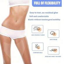 30/10pcs Anti-Chafing Thigh Bands, Unisex, Summer Prevent Inner Thigh Rubbing And Abrasion, Comfortable Breathable, Includes Waistband, Stickers, Waterproof Transparent Adhesive - Multicolor - View 3