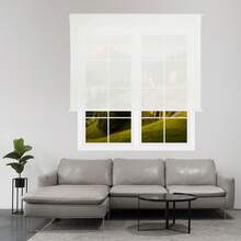 Well Home 純色半透明捲簾 - 灰白色，140 x 175公分（寬 x 長）/布料尺寸 137 x 170公分