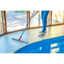 DSV - Escobilla de Goma Profesional Estándar para Hormigón, 24 Pulgadas, Con Mango Telescópico de 30 a 57 Pulgadas, para Azulejos, Cochera, Cubierta, Baño - 1 - Ver 6