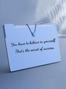 Personalized Custom A4 Binder; 4-Section Folder; Large Capacity Student Test Paper Storage Clip; File Classification And Arrangement Roll Back Belt Return To Campus,Back To School,School Supplies