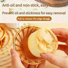 Cakegiugiu Set , 50/100pcs Disposable Paper Baking Cups, Disposable Cupcake Cups With Lids, Heat Resistant Glossy Cupcake Liners, Muffin Cups - C - View 10