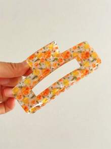 1Pc/2Pcs Women's Sweet Cute Colorful Strawberry Square Claw Clip | Ponytail & Updo Hair Accessory, Perfect For Daily Outings, Bohemian Elegant Style Fashion Hair Accessories Fashion Hair Clips