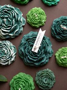 1pc Peony Flower Silicone Candle Mold, Suitable For Making 3D Floral Candles, Scented Stone, Resin Crafts And Other Handmade Items, Decor For Home, Mother's Day, Festivals, Parties