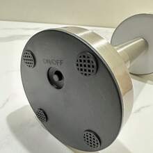 1入組可充電觸摸控制復古金屬檯燈，具有 3 色變化和可調亮度，適合室內和室外各種桌面使用 - 銀色 - 查看 6