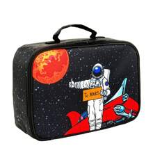Reusable Insulated Lunch Bag With Stylish Galaxy, Dinosaur, Astronaut Graphic Patterns, Suitable For Adults, Women, Men, Portable Food Tote For Work, Picnic, Outdoor, Road Tripback To School School Stuff Bag For School Lunch Bag For Women Cooler Bag Picnic Accessories School Accessories