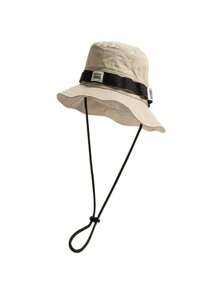 Kontrast Vintage Fischerhut für Herren und Damen Sommer Outdoor Camping Bergsteigen Hut breiter Rand Sonnenhut