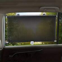 Automobile Roller Shutter Sunshade, Front Side Retractable Heat-Resistant Curtain - Convenient Installation, High-Quality Materials, Creating A Perfect Interior Space, Bidding Farewell To High Temperature Distress! - 49,21*15,75 inch - Xem 8