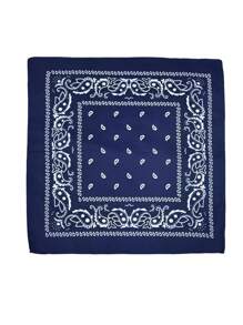 6/3 Pcs Paisley Pattern Bandanas Assorted Cowboy Bandanas Unisex Novelty Print Head Wrap Scarf Wristband For Adults