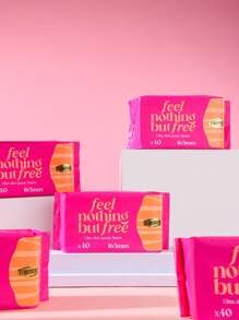 FREEMORE 40pc/120pc Freemore Ultra Thin Panty Liners(165mm),Zero Feel Zero Worries ,Fast-Absorbing, Dry, And Comfortable All Day,Innovative Resealable Packaging - Always Clean, Always Fresh