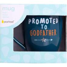 Pearhead Promoted To Godmother -, diseño de propuesta de madrina, color blanco - Taza promovida a padrino - Ver 7