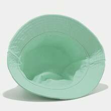 Unisex Reversible Bucket Hat For Beach And Fishing - Flower Green - View 5