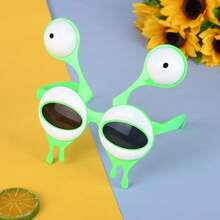 1pc Funny Alien Big Eye Photo Prop Glasses, Snot Bug Shaped Novelty Sunglasses, Suitable For Birthday, Party, Amusing Events (Slight Color/Product Variations May Occur Between Batches, But Won't Affect Normal Use)