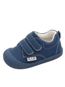 Neue süße Mode Leder wasserdichte weiche Sohle rutschfeste Baby Sport Lässig Schuhe für Frühling/Herbst, geeignet für 6 Monate - 3 Jahre Mädchen Innen- und Außenbekleidung, Klettverschluss Design bequeme Wanderschuhe
