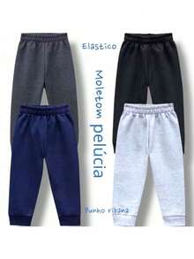 2 Winter Cotton Sweatpants For Boys - Nhiều màu - Xem 4
