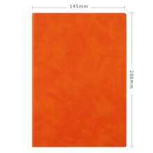 1 pieza Cuaderno de piel personalizado A5, libreta de negocios minimalista, libro de notas con cubierta suave y delicada para oficina, reuniones y notas, útiles escolares, vuelta al cole