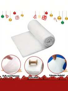 1pc White Christmas Snow Blanket - 31.5*47.2 Inches - Artificial Snow Blanket For Christmas Decoration - White Soft Fluffy Fake Snow Cover For Creating Winter Wonderland Village Crafts Background, Christmas Decorations Are Necessary, Can Be Cut Or You Can Buy Multiple Pieces To Splice For Holiday Wedding Party Decorations, Festival Decorations, Home Decorations, Party Decorations, Outdoor Decorations, Hotel Decorations, Party Decorations.