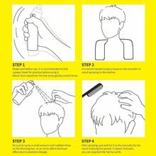 SEVICH Hair Fiber Spray - Instant Hair Thickening Powder For Men & Women, Hair Building Fibers For Thinning Hair, Root Touch Up Hair Color, Waterproof, Sweatproof, Natural Look,120ml Dark Brown Friend's Gift - 黑色 80ML - 查看 8