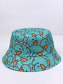 1 Stück Leoparden-Muster Polyester umkehrbarer Fischerhut, warme Dekor UV-Schutz Herbst Frucht Halloween gestreifte Fischerhut, geeignet für Männer und Frauen Halloween Dekoration