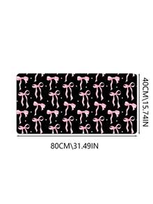 Queen Black Bow Mouse Pad Kawaii Mouse Pad Academic Fashion Computer Desk Pad Is Suitable For Laptop Non-Slip Rubber Base Pad Office Accessories Decorative Edge Lock Edge Desk Pad - Multicolor - View 14