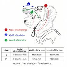 1pc Pet Dog Cute & Casual Daisy Flower Baseball Cap, Suitable For Small Dogs Like Poodle, Shiba Inu, Teddy Bear