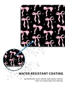 Queen Black Bow Mouse Pad Kawaii Mouse Pad Academic Fashion Computer Desk Pad Is Suitable For Laptop Non-Slip Rubber Base Pad Office Accessories Decorative Edge Lock Edge Desk Pad - Multicolor - View 8