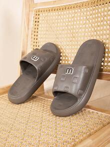 Leichte, atmungsaktive und weichsohlige Herren-Hausschuhe, bequeme Riemen-Sandalen für den Außenbereich, leise Hausschuhe für Innen, geruchslose EVA-Hausschuhe