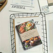 75 Sheets Of Healthy Breakfast Paper - Adult High Protein Recipe Log, In English, Spiral Bound Meal Planning Board With Weight Loss And Fitness Breakfast Ideas,School Supplies,Back To School - Multicolor - View 6