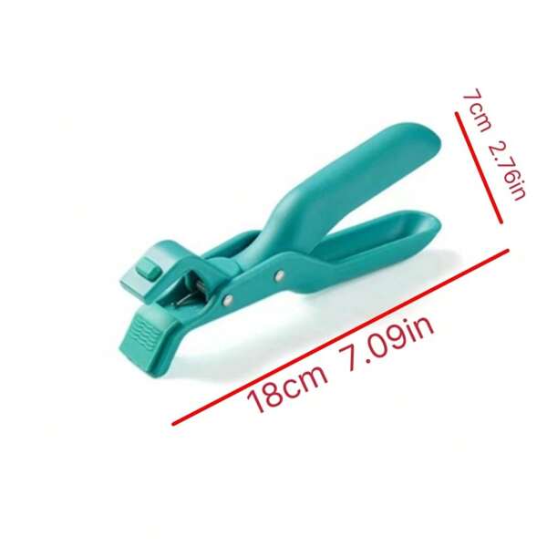 1pc Heat Resistant Kitchen Cooking Tong, Practical Home Kitchen Tool, Protective Hand Anti-Scald Appliance
