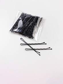 200pcs/20pcs, Women's 5.5cm/2.16in, Basic Minimalist Style, Black Straight Hairpin Side Clip, Bb Clip, Fashion And Versatile, Simple , Clip Hair Accessories, Suitable For Daily Outing, Hair, Hair, Washing, Makeup, Matching Clothes, Accessories, Headwear, Claw Clips, Clips For Hair, Hair Slide, Hair Claws, School Stuff - Black - View 14