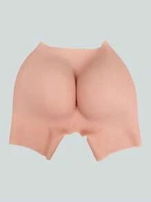 1pc Silicone Peach Butt, Fake Buttocks Silicone Crotchless Pants, Comfortable For Daily Wear, Obvious Enhancing Effect, Hip & Waist Shaping Device.
