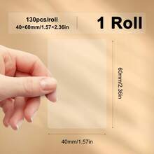 Round Circle Thermal Label Compatible With Phomemo M110/M150/M221/M220/M120/M200/M250 Label Printer, 1.96" X 1.96" 50x50 Mm, 140 Labels/Roll, Black On Transparent, 100% Compatible List:SUPVAN T50M Pro, Phomemo M110/M220, NETUM P1, MARKLIFE P50, CLABEL 221B/220B, PUQU AQ20/Q1, NetumScan G5, B3S, PUQU AQ20/Q1 School Supplies, Back To School