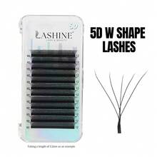 Lashine Lashine Clover Lashes 12 Rows 4D W Shape 0.07mm C D L M Curl Premade Fans Eyelash Extension W Style Faux Mink Natural Soft Bloom Lash Automatic Flowering Volume Eyelashes High Quality Individual Lashes