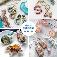 1PC UV Resin 30g/60g/100g/200g/300g/500g - Upgraded Hard Type Crystal Clear Ultraviolet Curing UV Epoxy Resin For Craft Jewelry Making Art Decorations, Earrings, Necklace - Fast Curing And Low Odor Transparent Solar Cure Sunlight Activated Thin Resin