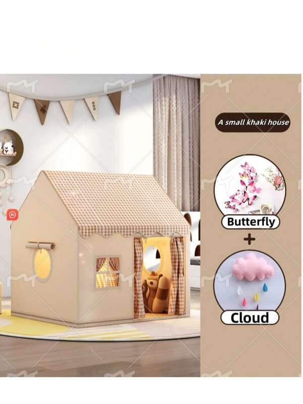 Collapsible Indoor Playhouse, Funny Interactive Mini House For Kids Play Games, Parent-Child Interaction Tent Playhouse Castle