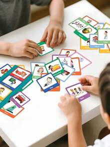 60 piezas Tarjetas de programación visual, Tarjetas de símbolos de tareas de rutina diaria, Adecuado para pared de niños, aula, escuela en casa, planificador semanal, Incluye iconos de actividad de hora de acostarse de día y noche, Tarjetas de vocabulario para niños pequeños, Para programar y mantener el orden, Mejorar el sentido del tiempo de los niños, Materiales de aprendizaje para autismo, Herramienta TDAH - Albaricoque - Ver 5