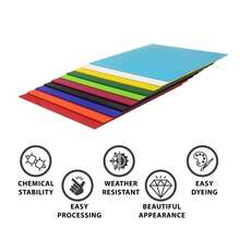 10 PCS Acrylic Sheet 1/8 Thick 8 X 8 Inch Opaque Colored Cast Acrylic Sheet For Laser Cutting And Engraving Materials, UV Printed Signs, Crafts And DIY Projects. - 珊瑚橙 - 查看 7