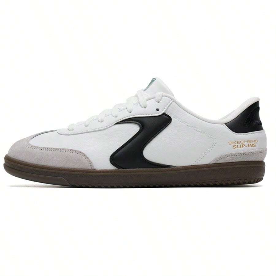 Skechers COURT CLASSICS 轻便休闲鞋,城市步行运动旅行鞋,254154W-WBK 运动鞋 - 黑色/白色 - 查看 1