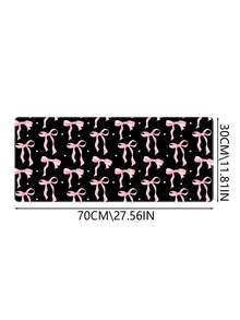 Queen Black Bow Mouse Pad Kawaii Mouse Pad Academic Fashion Computer Desk Pad Is Suitable For Laptop Non-Slip Rubber Base Pad Office Accessories Decorative Edge Lock Edge Desk Pad - Multicolor - View 17