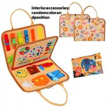 Busy Board Montessori Toys For Girls & Boys Gifts, Sensory Toys For Toddlers, Educational Travel Toys, Preschool Activities For Learning Fine Motor Skills, Toddler Board Ages Educational Toys School, Student, Stationery, School Supplies Busy Book Baby, Toys For Boys, Green, Learning Toys For Kids, Montessori Toys Baby, Montessori Toys, Montessori, Busy Book,Montessori Toys,Busy Book,Montessori