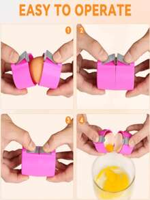 2/1件套开蛋器，烘焙坊、蛋糕房、厨房开蛋器工具，易清洁蛋壳分离器，烘焙用品，厨房节日厨房配件，礼品