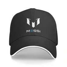 Messi Soccer Baseball Cap - Lightweight Adjustable Dad Hat With Messi Logo, Black/White Sporty Design For Men & Women, Perfect For Sports, Travel, And Outdoor Activities, Sports Cap| Sporty Cap| Lightweight Hat, Messi, Tomorrow X Together Product, Men'S Baseball Cap Hp, Hp Pink Printed Hat,  Briatore Cap F, Txt Item/Album, Cap/Hat For Men - Xám - Xem 3