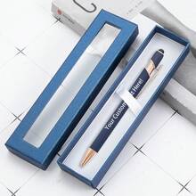 Bộ quà tặng bút bi khắc tên cá nhân kèm hộp, quà tặng tựu trường, quà Giáng sinh, quà cưới/quà lễ. - Nhiều màu - Xem 2